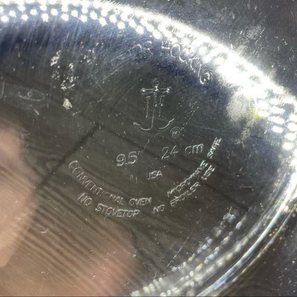 3 pie dishes Pyrex , anchor & hocking , oxo baking cookware - Picture 4 of 4